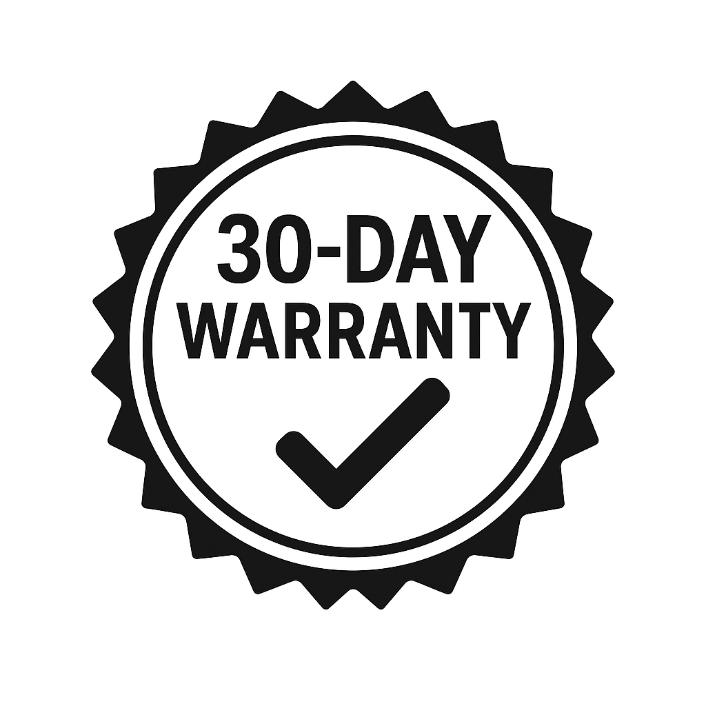 30-Day Warranty